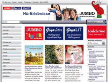 Tablet Screenshot of jumboverlag.de